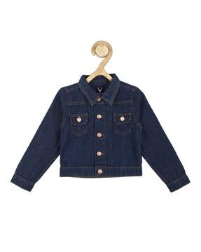 regular fit denim jacket