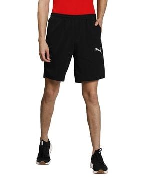 regular fit evostripe lite mid-rise slim fit shorts