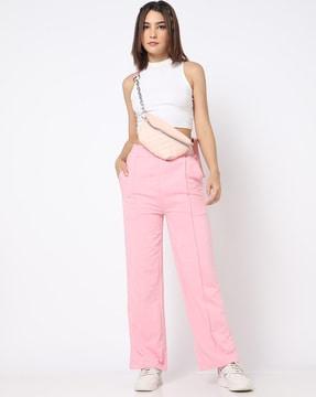 regular fit flared track pants