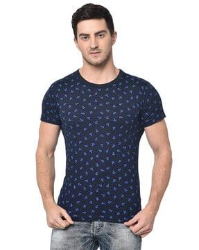 regular fit graphic print crew-neck t-shirt