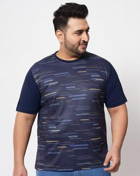 regular fit graphic print crew-neck t-shirt