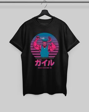 regular fit graphic print crew-neck t-shirt