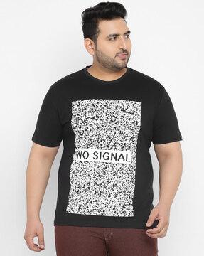 regular fit graphic print crew-neck t-shirt