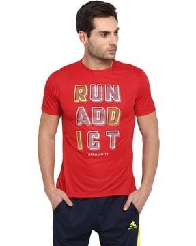 regular fit graphic print crew-neck t-shirt