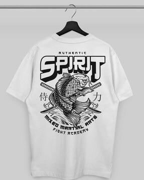 regular fit graphic print crew-neck t-shirt