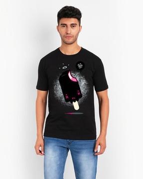 regular fit graphic print crew-neck t-shirt