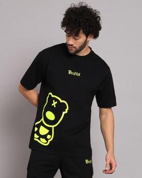 regular fit graphic print crew-neck t-shirt