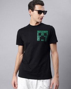 regular fit graphic print crew-neck t-shirt