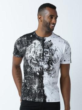 regular fit graphic print crew-neck t-shirt