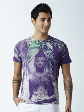 regular fit graphic print crew-neck t-shirt