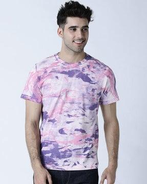 regular fit graphic print crew-neck t-shirt