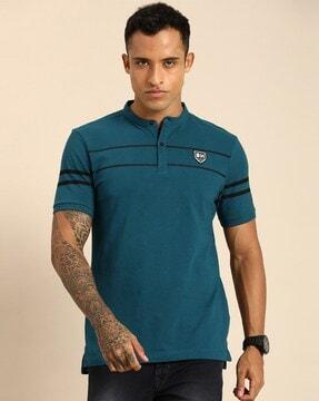 regular fit henley t-shirt