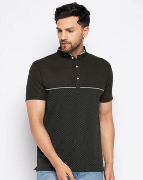 regular fit henley t-shirt