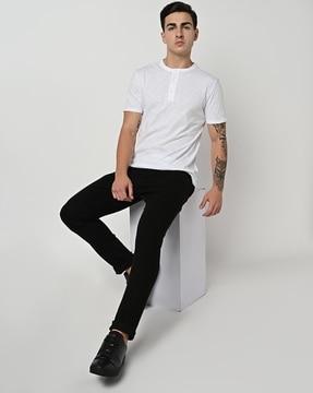 regular fit henley t-shirt