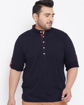 regular fit henley t-shirt