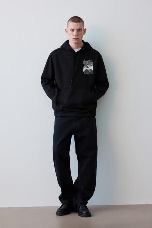 regular fit hoodie