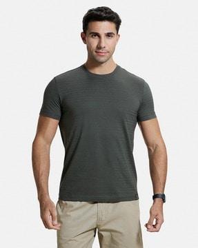 regular fit im21 super combed supima cotton round-neck half sleeve t-shirt