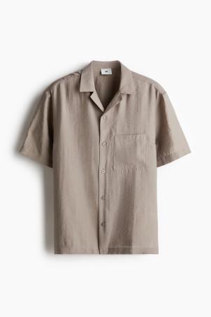 regular fit lyocell-blend resort shirt