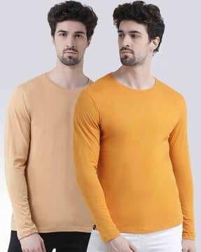 regular fit pack of 2 crew-neck t-shirt