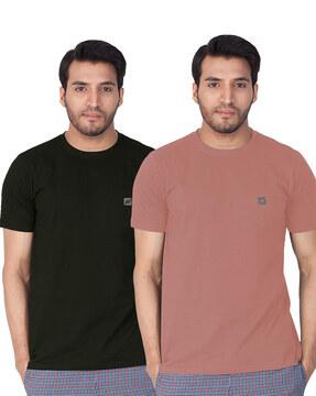 regular fit pack of 2 crew-neck t-shirt