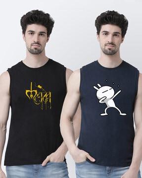 regular fit pack of 2 crew-neck t-shirt