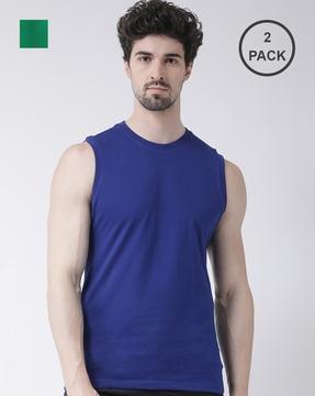 regular fit pack of 2 crew-neck t-shirts