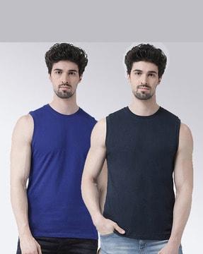 regular fit pack of 2 crew-neck t-shirts