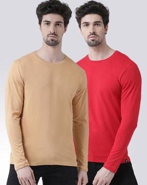 regular fit pack of 2 crew-neck t-shirts