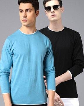 regular fit pack of 2 crew-neck t-shirts