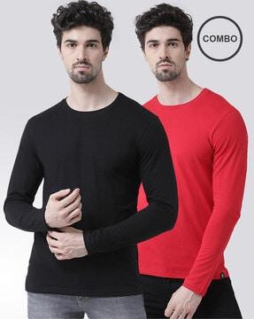 regular fit pack of 2 crew-neck t-shirts