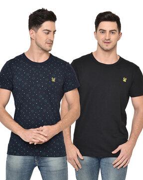 regular fit pack of 2 graphic print t-shirt