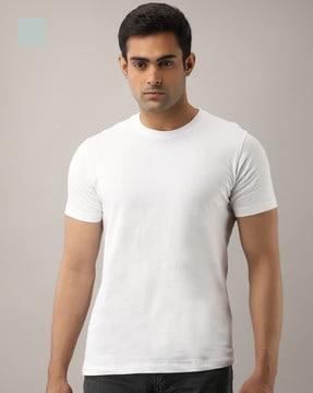 regular fit pack of 2 round neck t-shirt