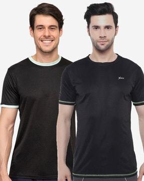 regular fit pack of 2 round-neck t-shirt