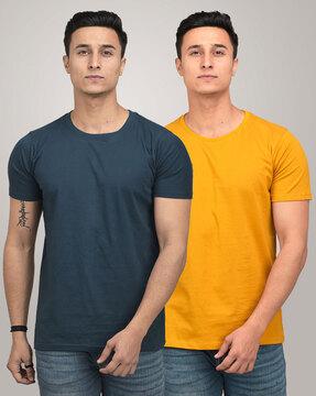 regular fit pack of 2 t-shirt with short sleeves