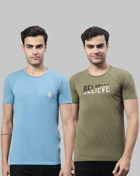 regular fit pack of 2 t-shirts