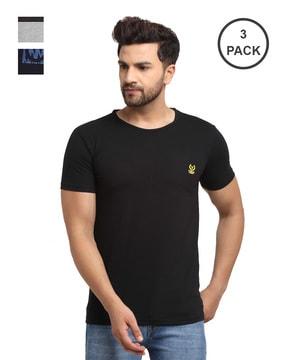 regular fit pack of 3 graphic print t-shirt