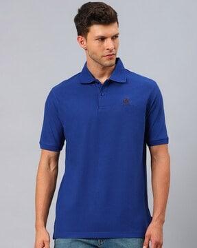 regular fit polo t-shirt with collar neck