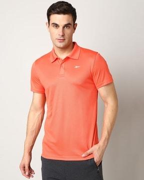 regular fit polo t-shirt with logo