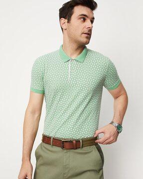 regular fit polo t-shirt with patch pocket