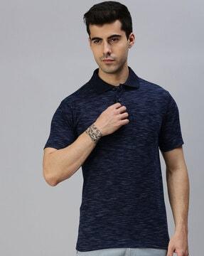 regular fit polo t-shirt with patch pocket