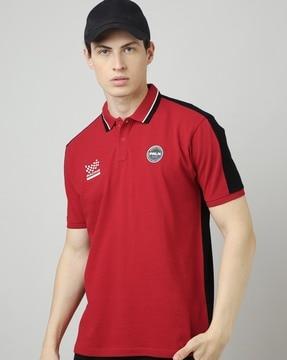 regular fit polo t-shirt with polo t-shirt