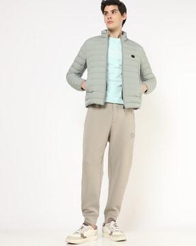 regular fit polyester jacket