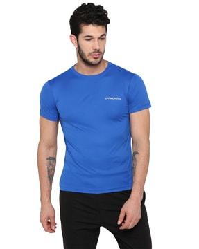 regular fit running round-neck t-shirt