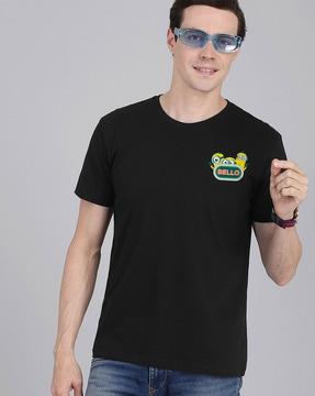 regular fit short-sleeve crew-neck t-shirt