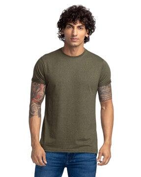 regular fit short-sleeve crew-neck t-shirt