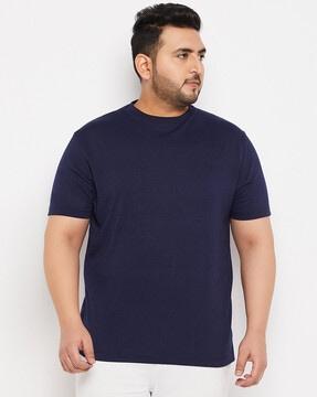 regular fit short-sleeves crew-neck t-shirt