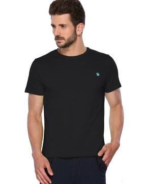 regular fit short sleeves crew-neck t-shirt