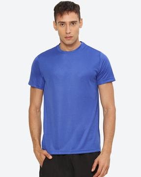 regular fit short-sleeves crew-neck t-shirt