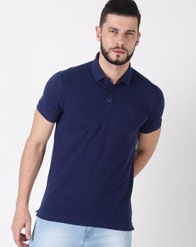 regular fit short sleeves polo t-shirt