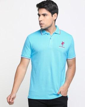 regular fit short sleeves polo t-shirt